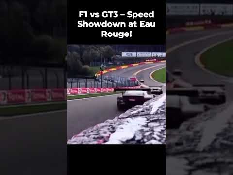 GT3 vs Formula 1 – Speed Comparison at Eau Rouge & Raidillon | Spa-Francorchamps