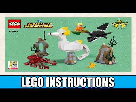 LEGO Instructions - DC Comics Super Heroes - 75996 - Aquaman and Storm - Comic Con