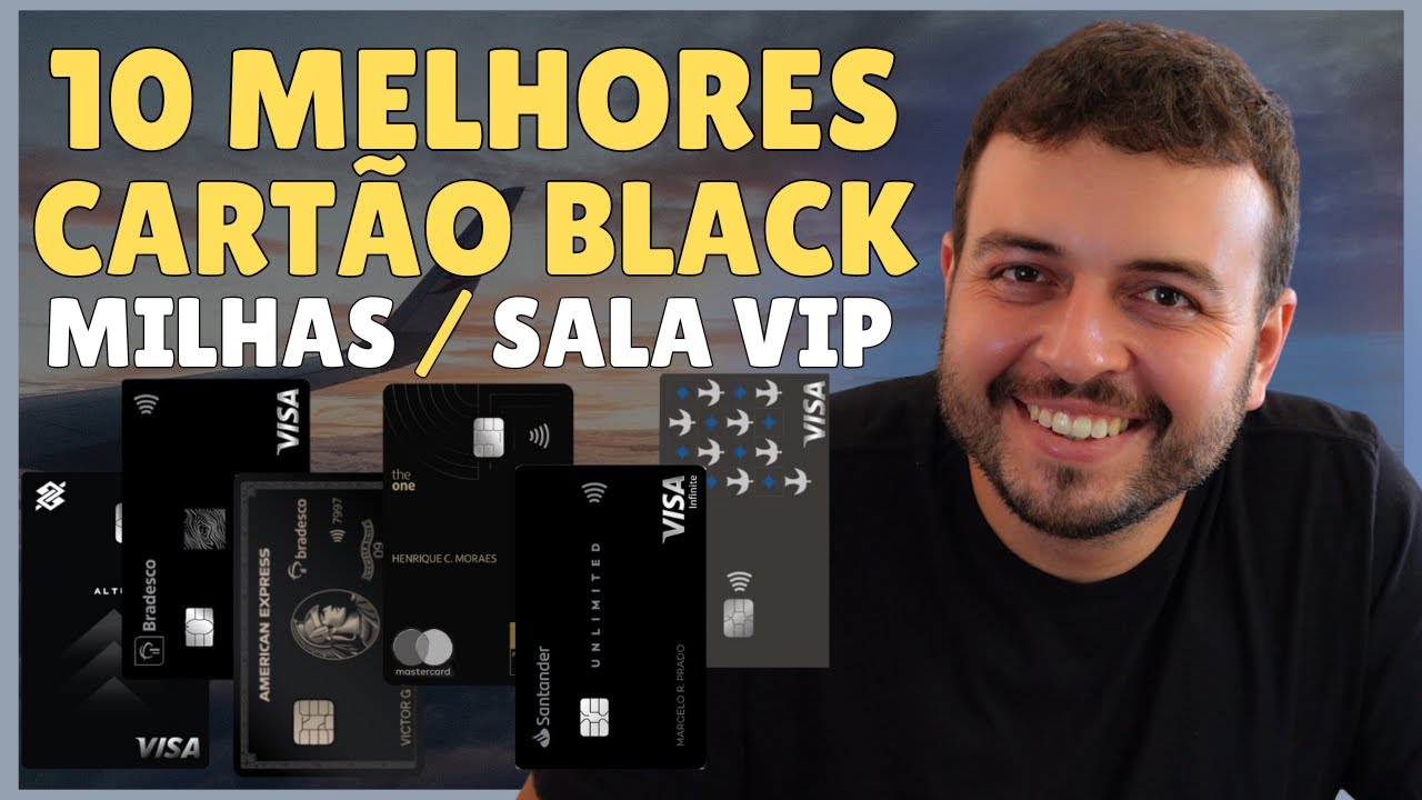 MELHORES CARTÕES BLACK PARA SALA VIP e MILHAS 2024 | MELHORES CARTÕES BLACK PARA VIAJAR 2024