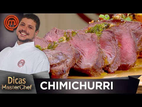 How to Make Chimichurri Sauce with Raul Lemos | MasterChef Tips
