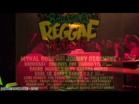 CHANNEL ONE (uk) ft ras kayleb - roots dub pt2 - round 30 @ reggae brussels festival 12-4-13