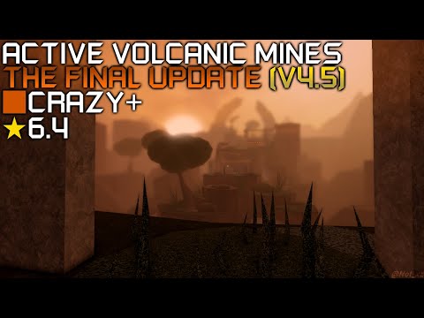 Roblox: FE2 Community Maps - Active Volcanic Mines V4.5 [UPDATE] (Low-Mid Crazy+)