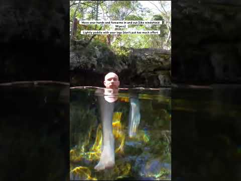 How to tread water for beginners effortlessly #howtoswim