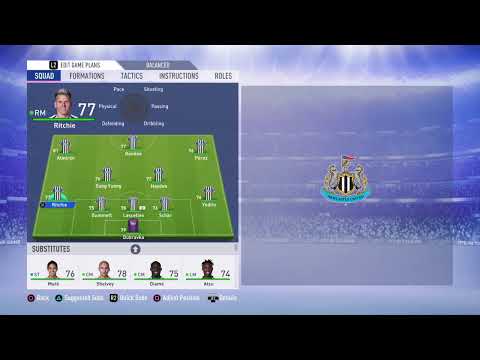 Fifa 19 career mode Newcastle ep1