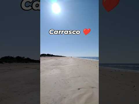 Una hermosa mañana sobre la Playa de Carrasco Montevideo Uruguay