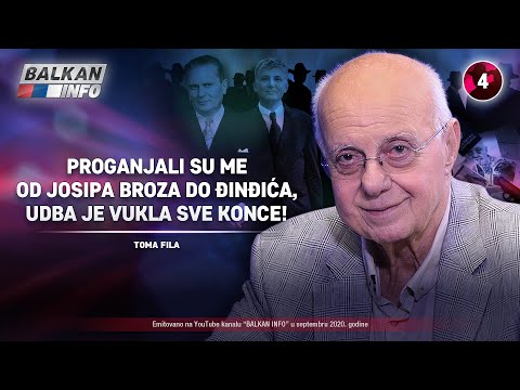 INTERVJU: Toma Fila - Proganjali su me od Tita do Đinđića, UDBA je vukla sve konce! (28.9.2020)