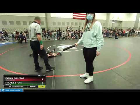 63 Lbs Cons. Round 4 - Frankie Stock, Oregon Vs Fabian Figueroa, Washington 9fde