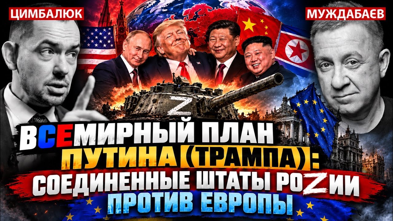 ВСЕМИРНЫЙ ПЛАН ПУТИНА (ТРАМПА): СОЕДИНЕННЫЕ ШТАТЫ РОZИИ ПРОТИВ ЕВРОПЫ. Розмов