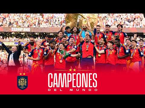 CELEBRACIÓN SEGUNDA ESTRELLA I Selección Española de fútbol I Absoluta masculina | 🔴 SEFUTBOL