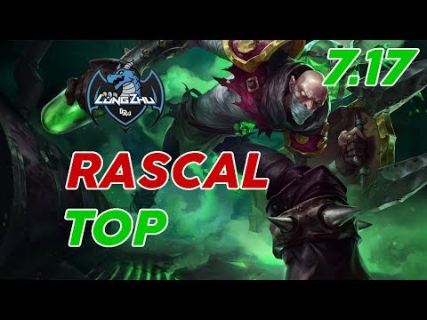Longzhu Rascal Singed Top Patch 7.17 Pro Replay