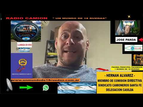 HERNAN ALVAREZ  DE LA COMISIÓN DIRECTIVA DEL SINDICATO DE CAMIONEROS DE SANTA FE, DELEGACIÓN CASILDA