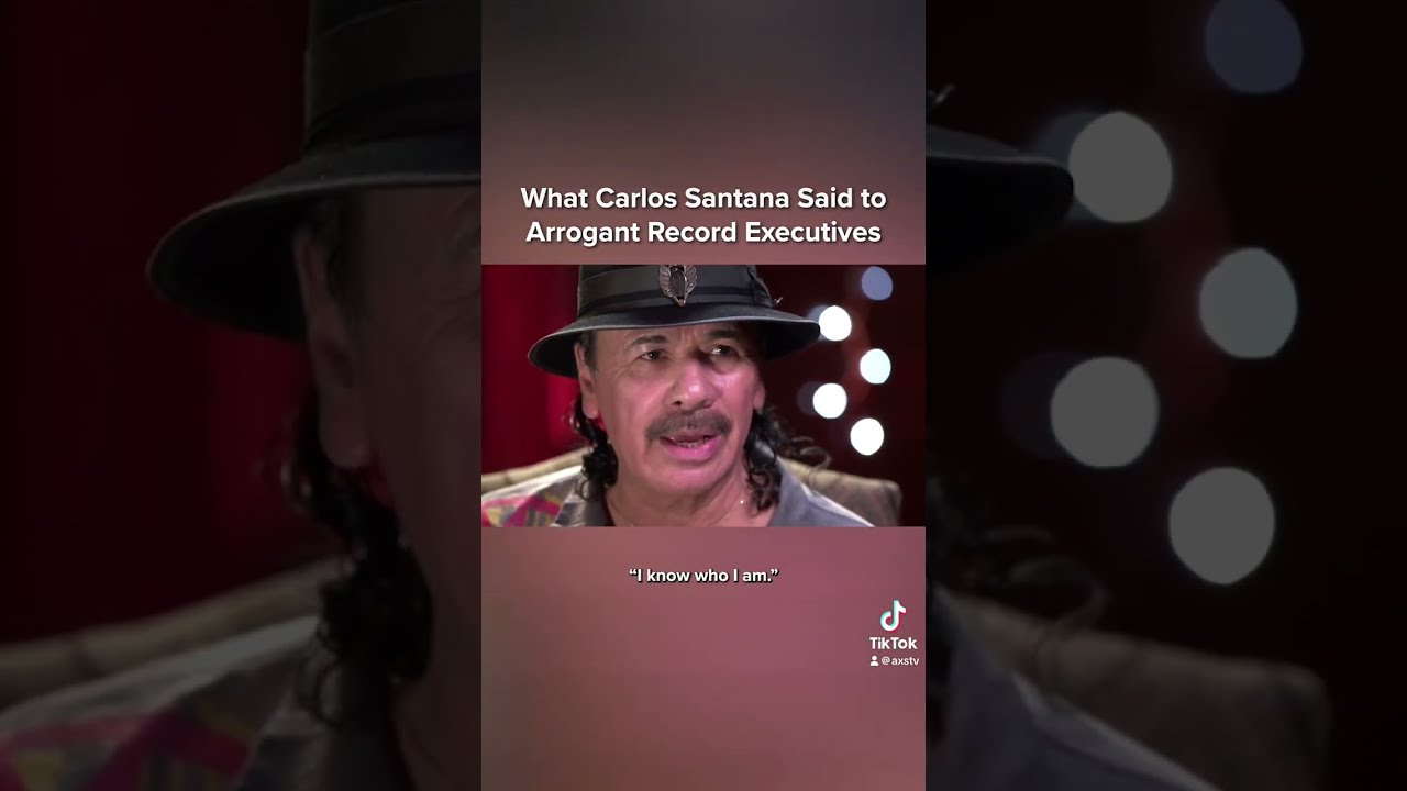 How @santana Told Off Arrogant Record Executives #shorts