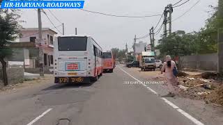 हरियाणा का छोटा जहाज Vs प्राइवेट बस की फुल तकड़ी रेश