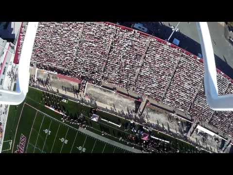 UMass McGuirk Stadium from above