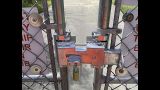 SWFSA New Gate Latch--How to open/close