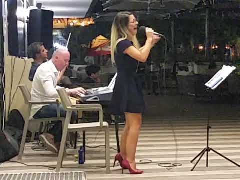 Albania  'Gloria' hotel  Olta Juba sings