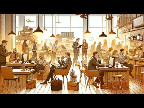 Office Background Noise - People Talking ASMR Office  - Background Office Noise