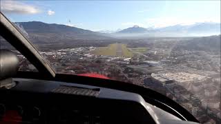 preview picture of video 'Flight LFLI Annemasse'