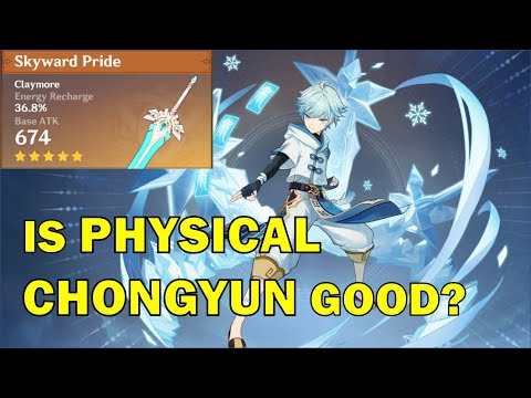 [Genshin Impact] Should you build Physical Chongyun with Skyward Pride?