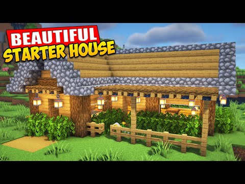 MarchiWORX Minecraft - Minecraft | How to Build the Ultimate Starter Survival House Tutorial 🏠