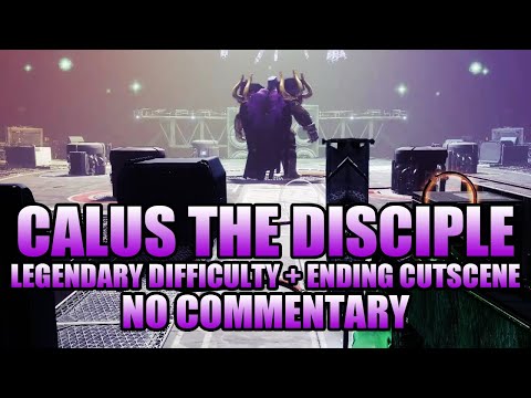 Destiny 2 Lightfall: CALUS THE DISCIPLE BOSS FIGHT + ENDING CUTSCENE! (No Commentary)