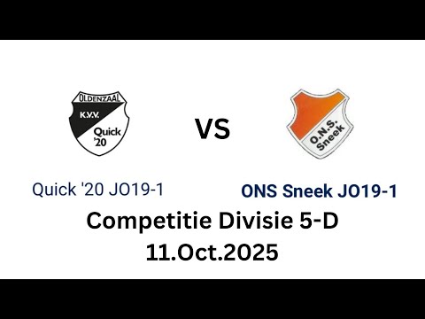 Quick ‘20 JO19-1 vs ONS Sneek JO19-1 (Competitie Divisie 5-D 11.Oct.2025)-goals