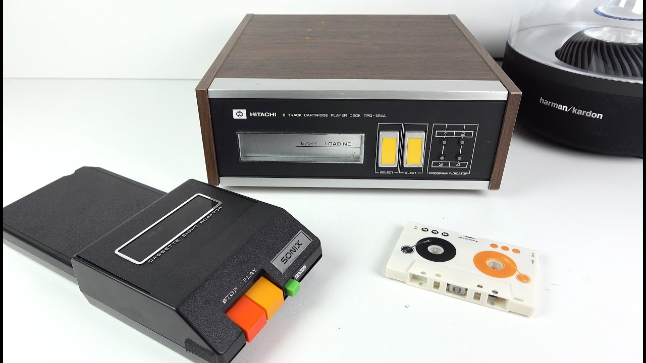 Adaptateur Cassette Vers 8 Pistes – Vintage – Pour Autoradio 8 Pistes – Non Testé