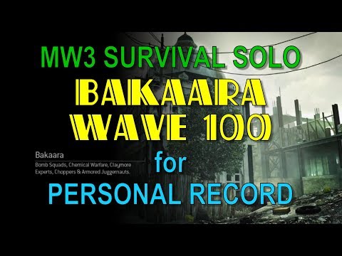 MW3 Survival Wave 100 on BAKAARA in SOLO!