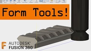 How to Create a Form Tool in Fusion 360! FF103