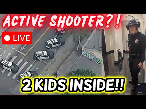 🔴 ACTIVE SHOOTER? WOMAN WITH RIFLE! LAPD in Downtown LA Standoff