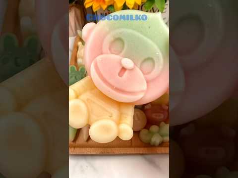 Teddy Bear Chocolate #chocolate, #jelly, #teddy, #shorts, #asmr