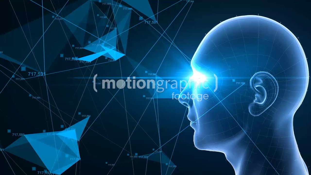 Neural Network - Artificial Intelligence, Deep Learning, Singularity - Motion Graphic