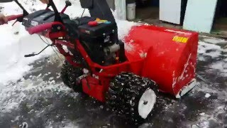 The BIGGEST snow blower in Canada! Troy Bilt 45&quot;