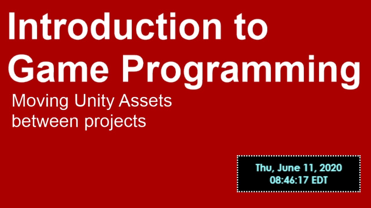Unity3D programming Tips : Working with custom asset packages - importing assets in other projects