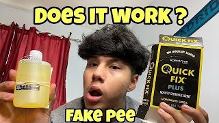 How To Use Quick Fix Plus Synthetic Urine| Directions/Review| 2026