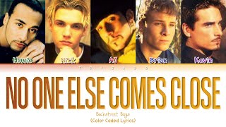 Backstreet Boys - No One Else Comes Else (Color Coded Lyrics)