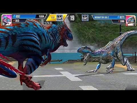 indoraptor gen 2 and yudon (level 40)
