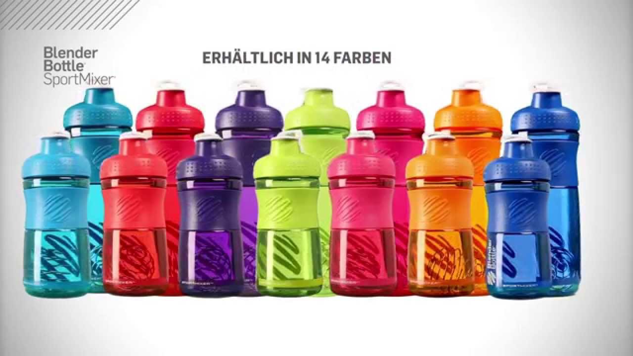 Blender Bottle Shaker & Trinkflasche SportMixer Tritan Grip 820 ml, Weiss