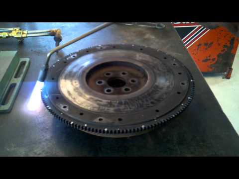 Flywheel ring gear flip or replacement and torch back fire