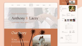 Design a Romantic Wedding Planners Landing Page | HTML, CSS & Vanilla JS Tutorial