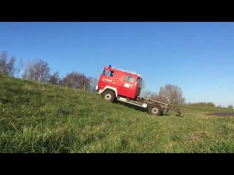 Uphill test Magirus Deutz 192D11 Fire Truck