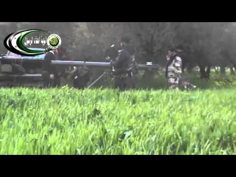 استهداف تجمع لقوات النظام بصورايخ غراد في كفر نبودة في محافظة حماة