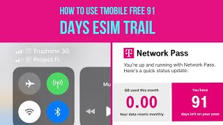 HOW TO ACTIVATE TMOBILE ESIM FREE 91 DAYS TRAIL