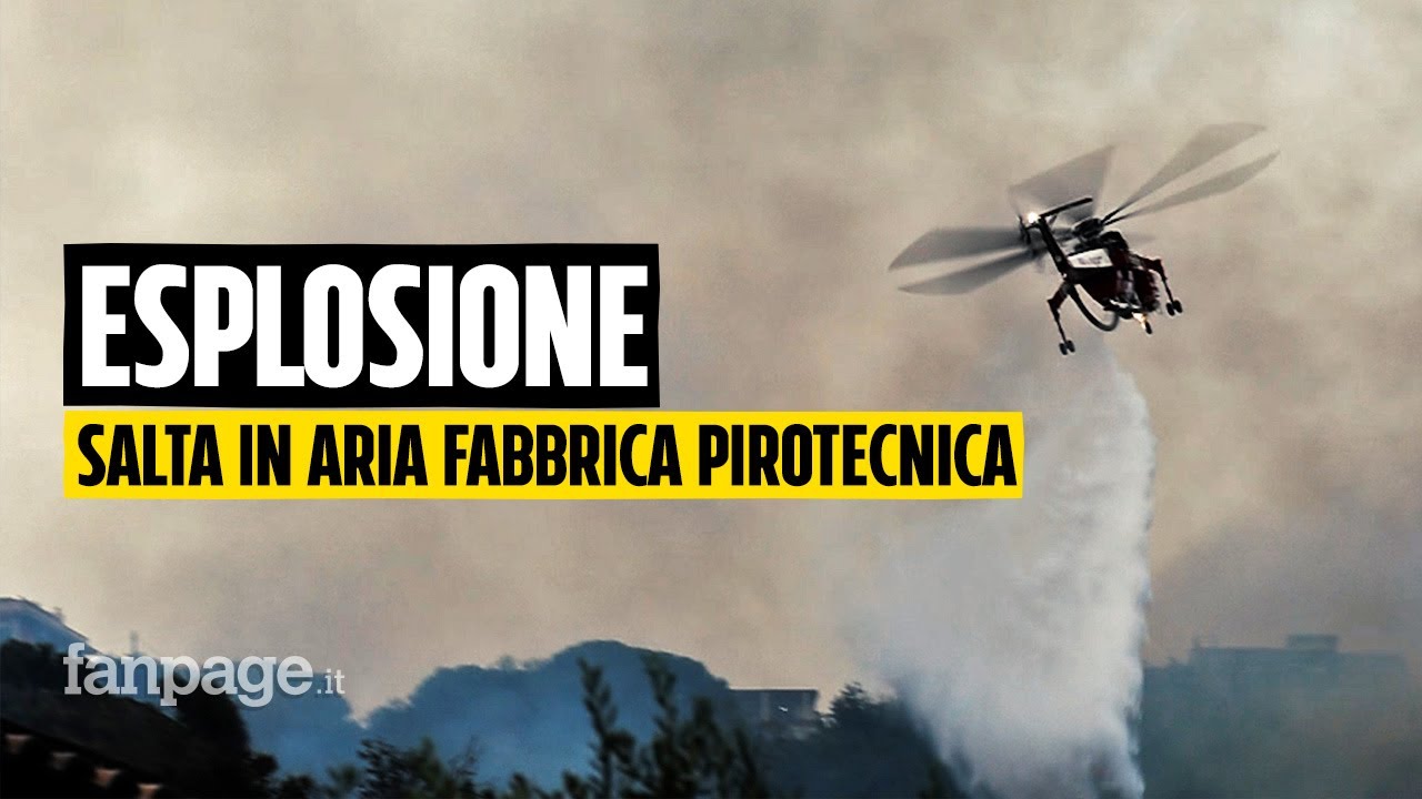 Esplode fabbrica pirotecnica a Napoli: "Credevamo fosse eruttato il vulcano"