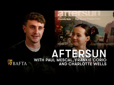 Thumbnail of the video: Paul Mescal, Frankie Corio and Charlotte Wells chat Aftersun