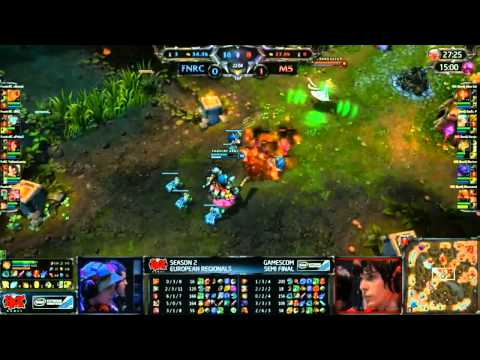 M5 vs Fnatic Game 2 Gamescom Semi Finals