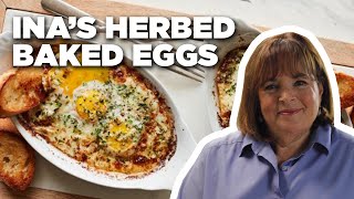 HERB-BAKED EGGS WITH INA GARTEN | FOOD NETWORK