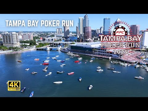 Tampa Bay Poker Run 2025 | Florida Powerboat Club Highlights (4K UHD Video)