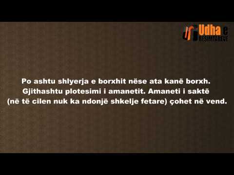 Cilat vepra të mira u mbërrin prindërve pas vdekjes Shejh Feuzan