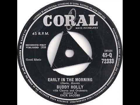 UK New Entry 1958 (129) Buddy Holly - Early In The Morning